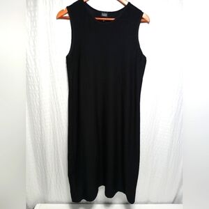 Eileen Fisher Sleeveless Viscose Midi Dress. Size XS